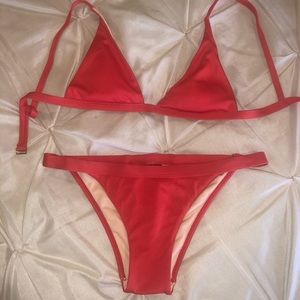 PacSun Coral Bathing Suit